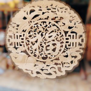 ไม้สักไม้แกะสลักแบบจีน เก้าอี้มังกร พาสวูด(PLASTWOOD) MDF (คลิกดูรายละเอียด)